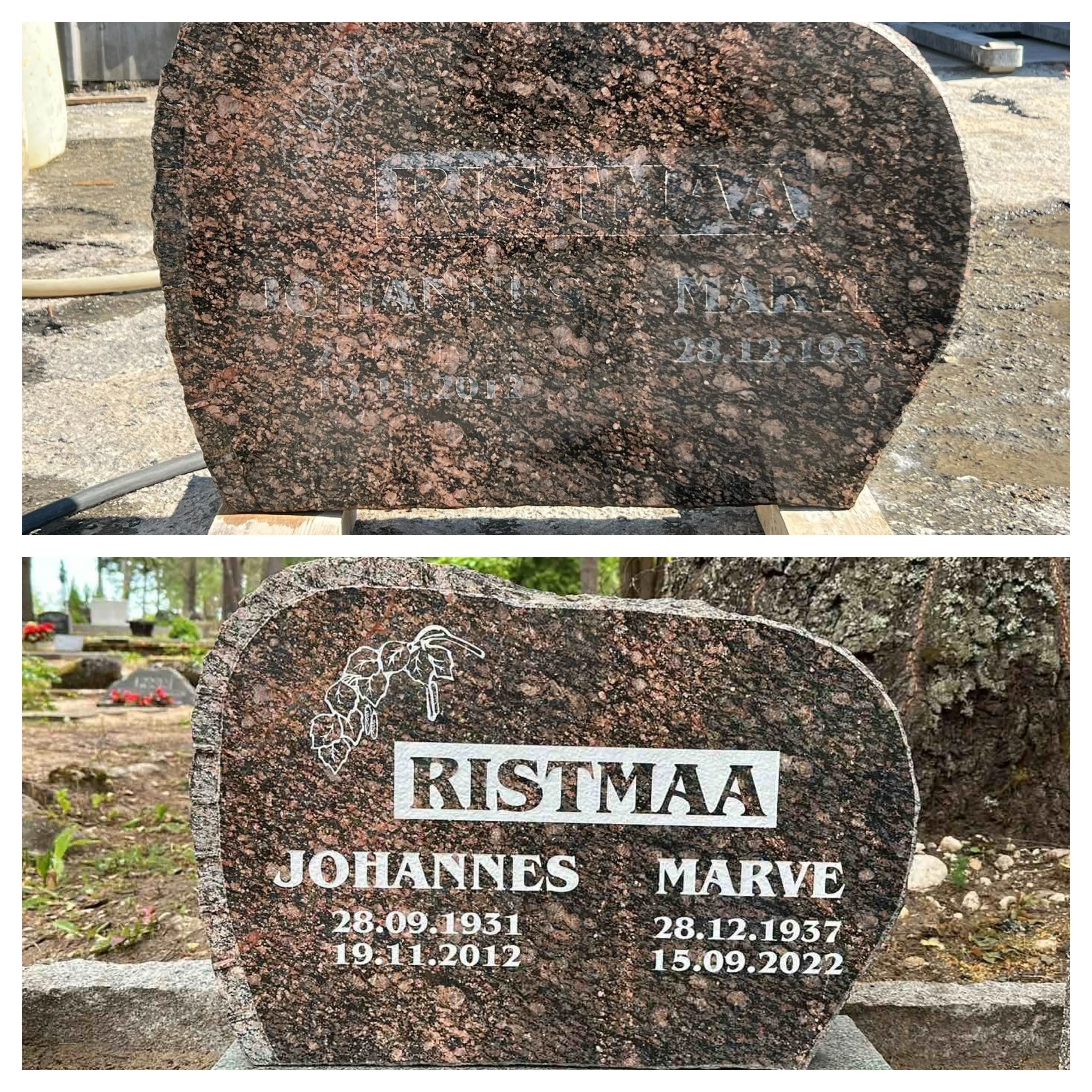 Hauakivide restaureerimine