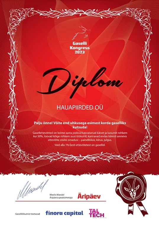 Ettevõtte sertifikaadid